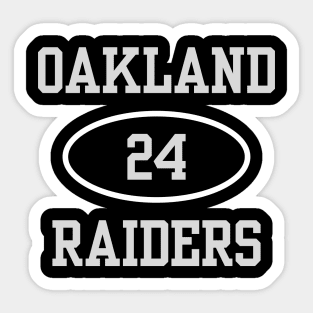 OAKLAND RAIDERS CHARLES WOODSON #24 Sticker